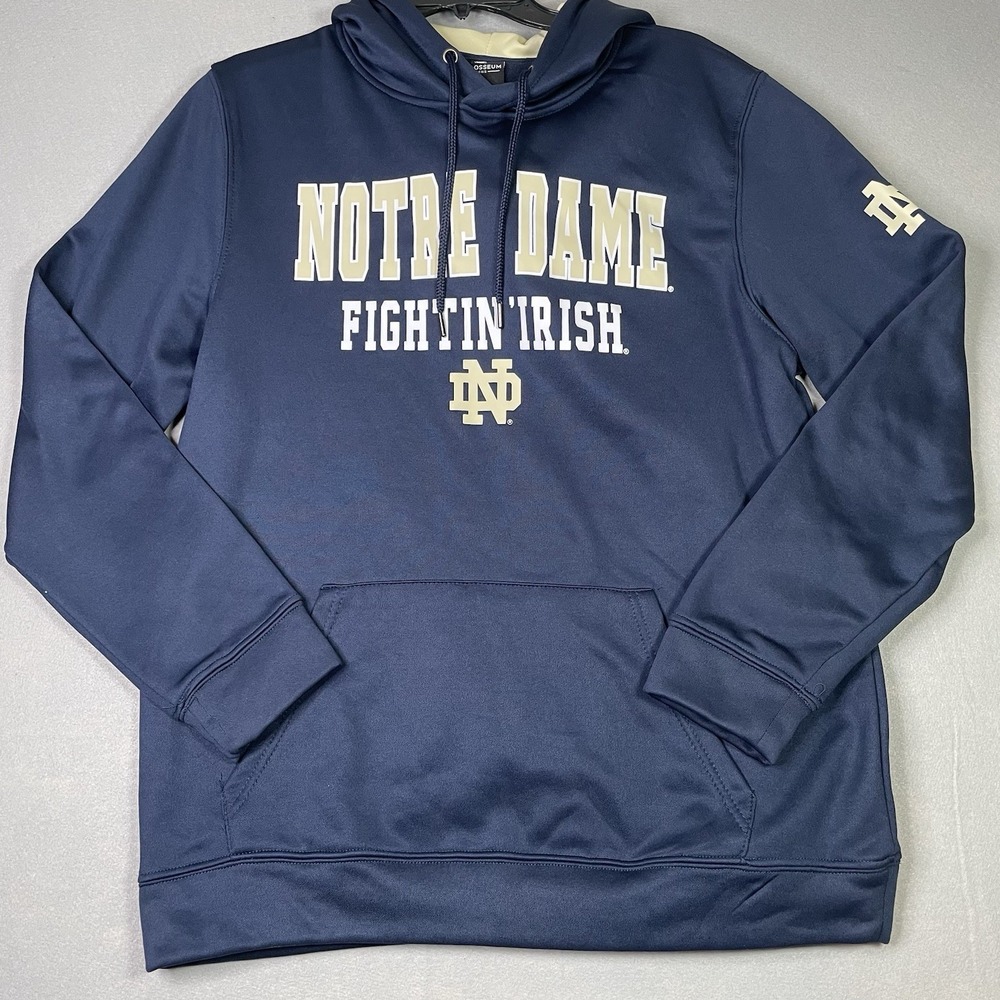 Navy Notre Dame Fighting Irish Lantern Pullover Hoodie Men's Colosseum